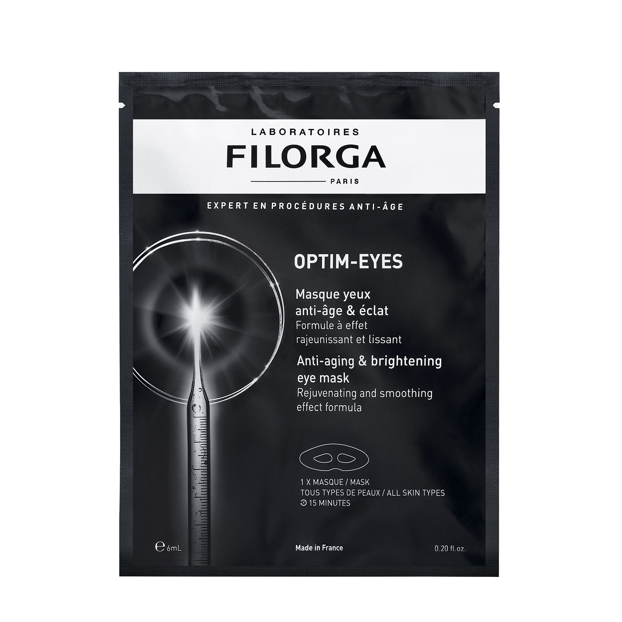 FILORGA - OPTIM-EYES Anti-aging & Brightenιng Eye Mask - 1τεμ.
